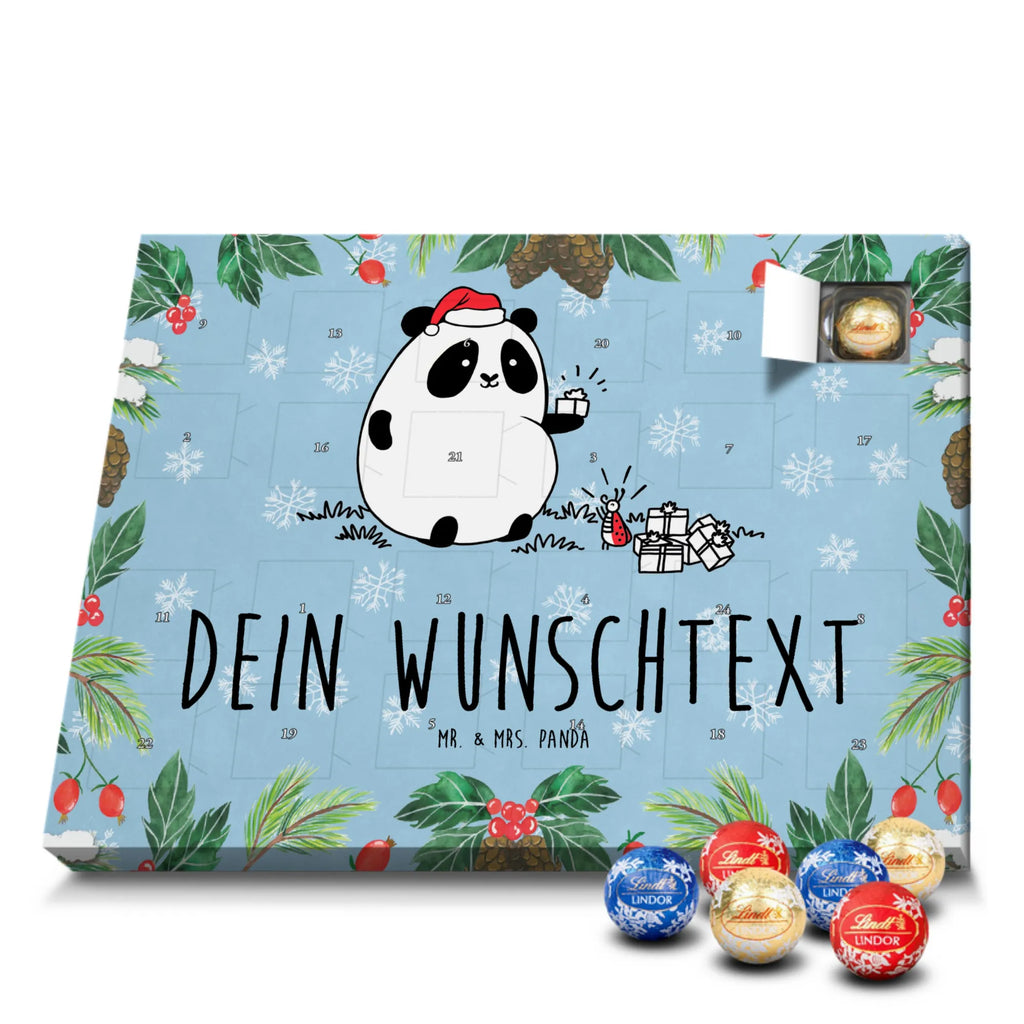  Panda Prezent świąteczny Personalisierter Adventskalender, Adventskalender mit Namen