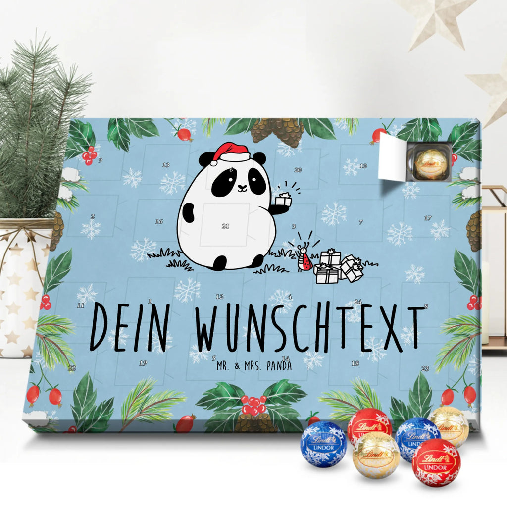  Panda Prezent świąteczny Personalisierter Adventskalender, Adventskalender mit Namen