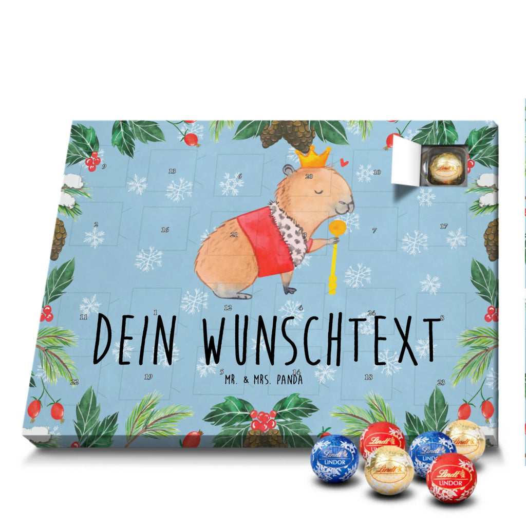 Adventskalender mit Namen Capybara König Adventskalender mit Namen, Personalisierter Adventskalender, Tiere, Tiermotive, Lustige Sprüche, Gute Laune, König, Capybara