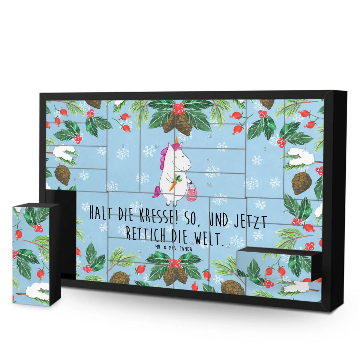 Fillable advent calendar unicorn Vegetables