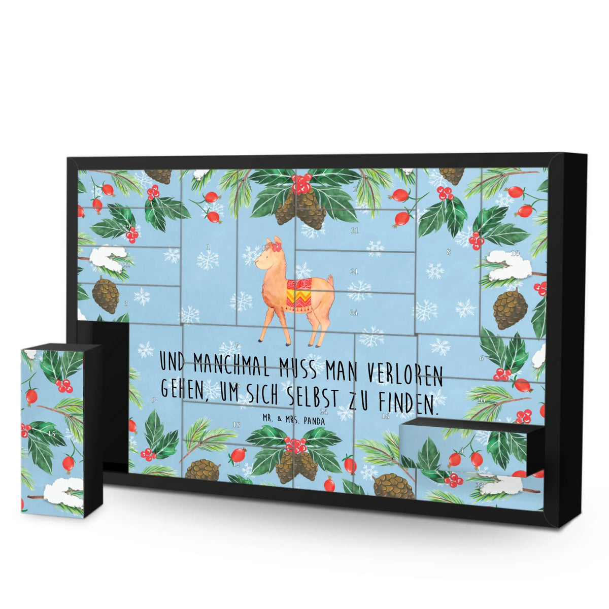 Fillable advent calendar alpaca Proud
