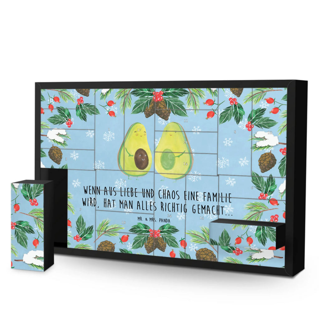 Fillable advent calendar avocado pair vegetables, wedding, children, pregnancy, birth