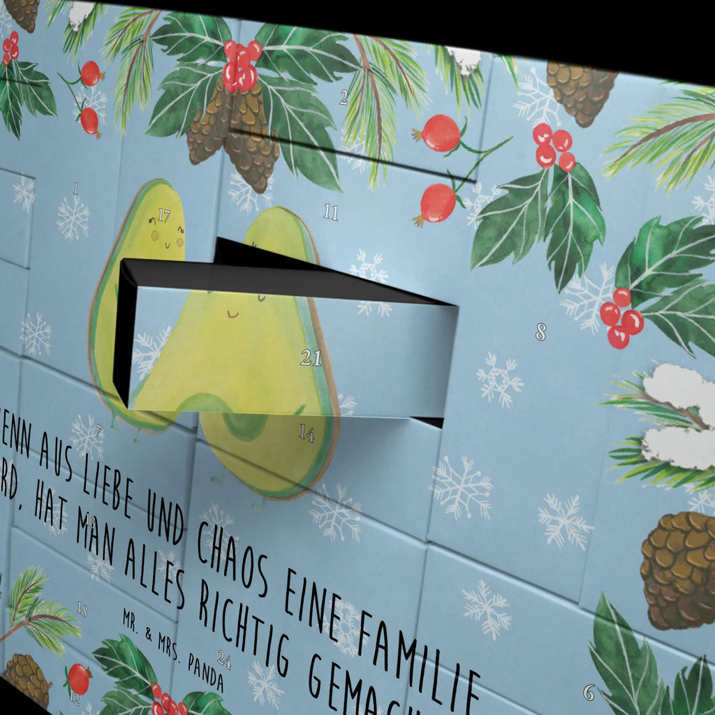 Fillable advent calendar avocado pair vegetables, wedding, children, pregnancy, birth