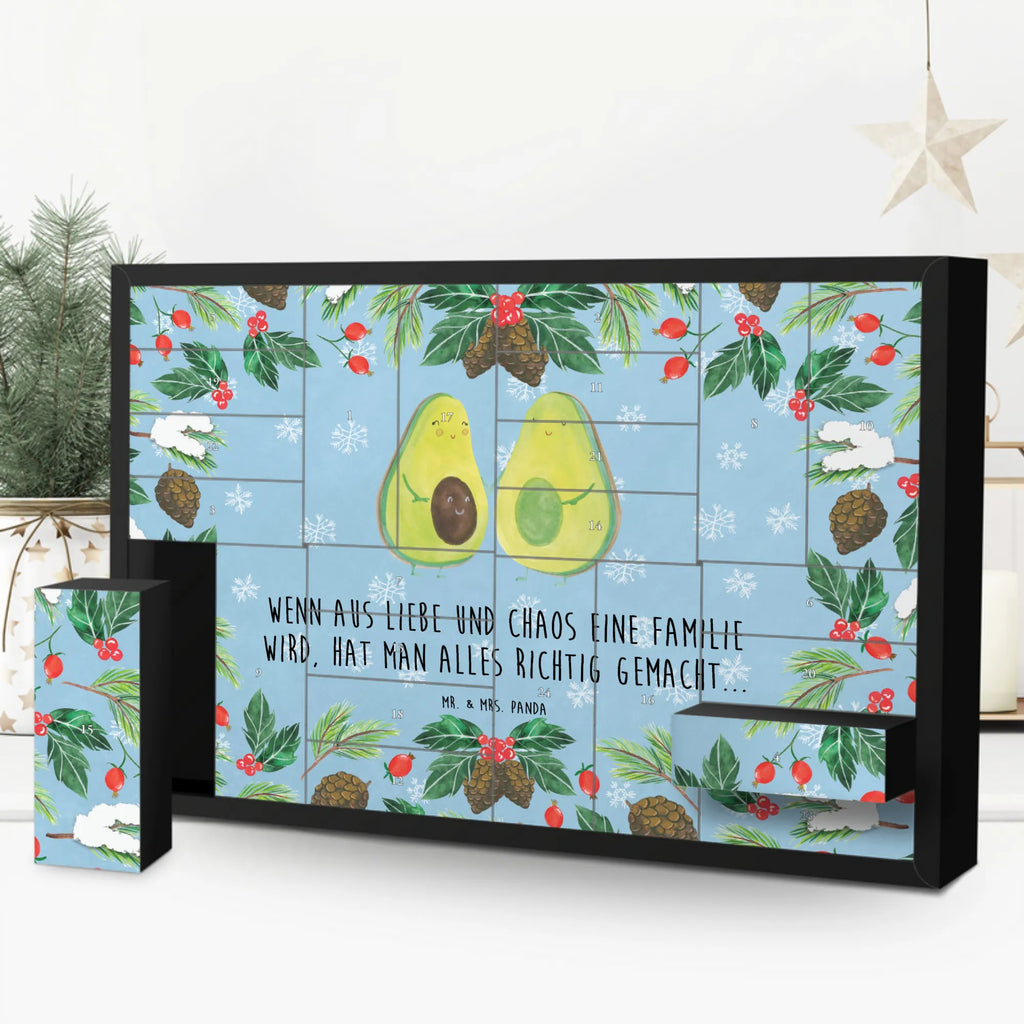 Fillable advent calendar avocado pair vegetables, wedding, children, pregnancy, birth