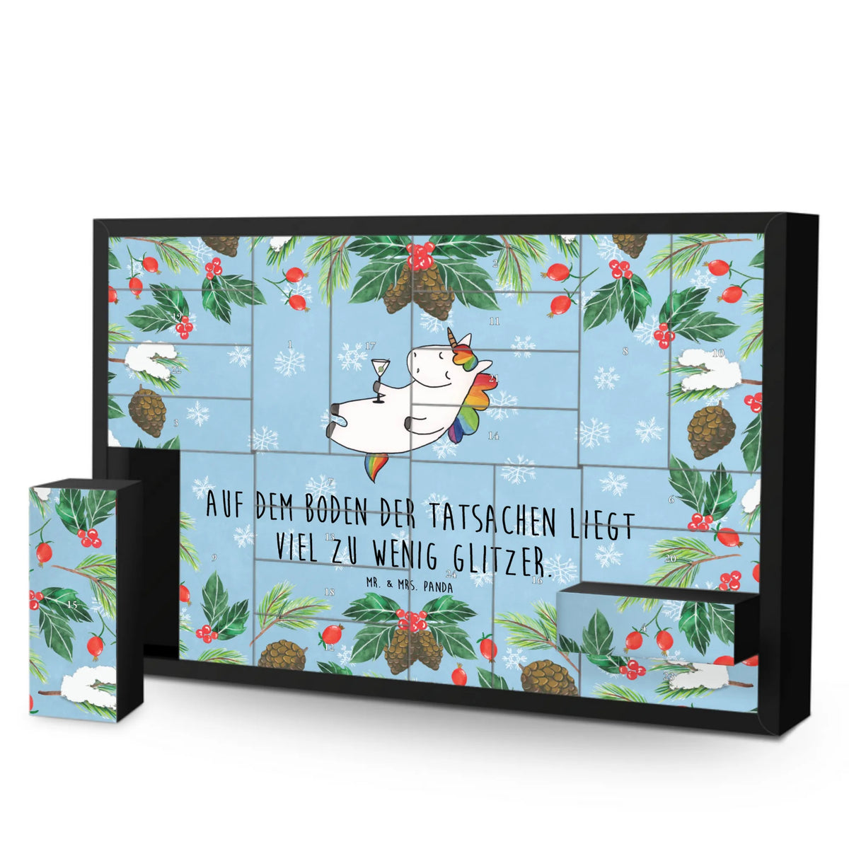 Befüllbarer Adventskalender Einhorn Cocktail