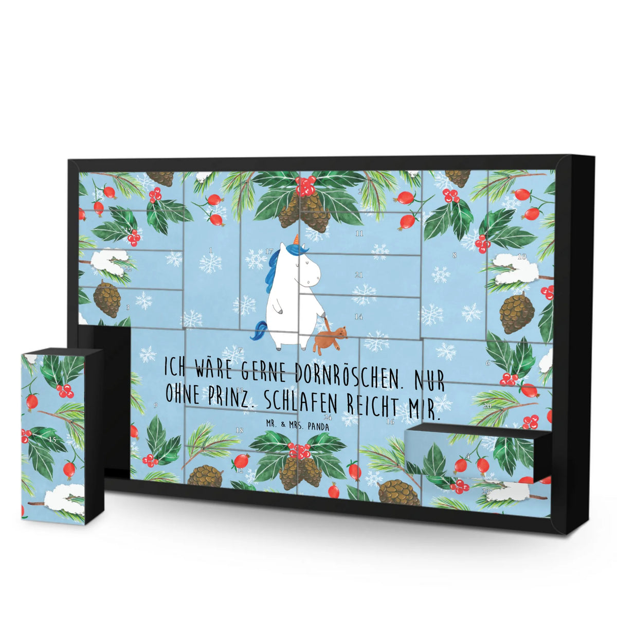 Befüllbarer Adventskalender Einhorn Teddy