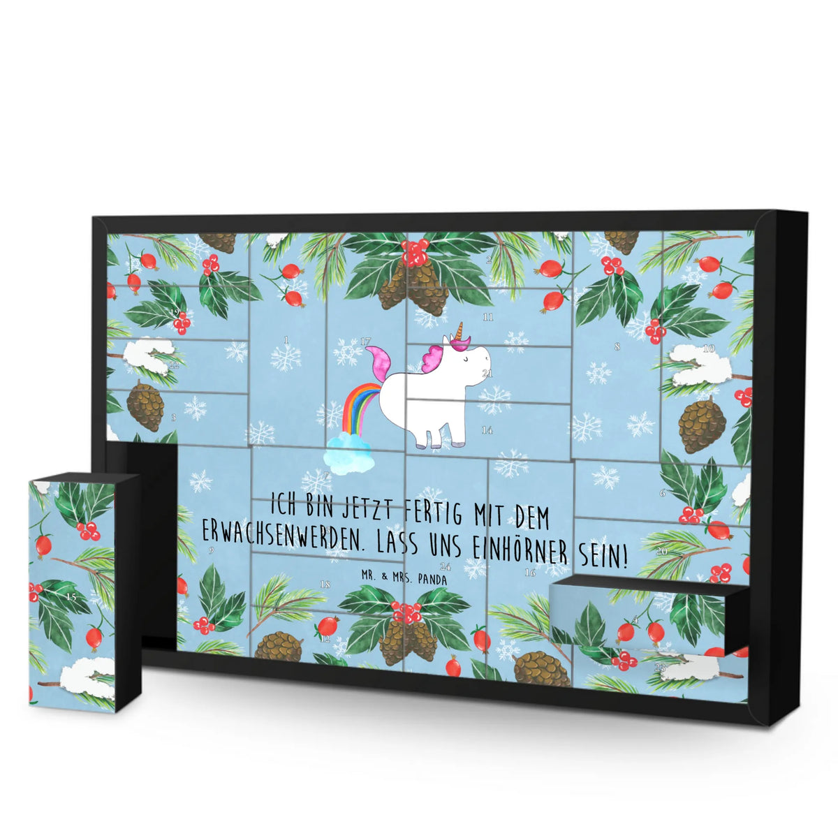 Befüllbarer Adventskalender Einhorn Pupsen