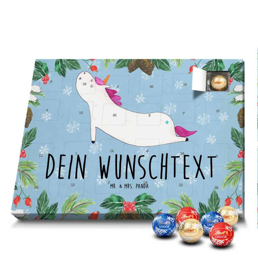 Adventskalender mit Namen Einhorn Yoga Personalisierter Adventskalender, Adventskalender mit Namen, Einhörner, Unicorn, Einhorn Deko, Einhorn, Sport, Entspannung, Süß, Yogamatte, Achtsamkeit, Joga, Witzig, Lustig, Namaste, Yoga