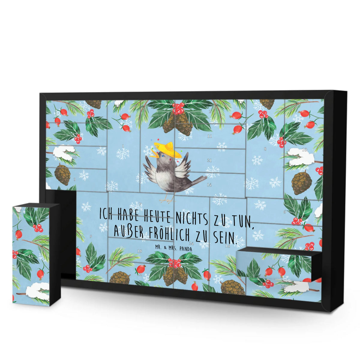 Befüllbarer Adventskalender Rabe Sombrero