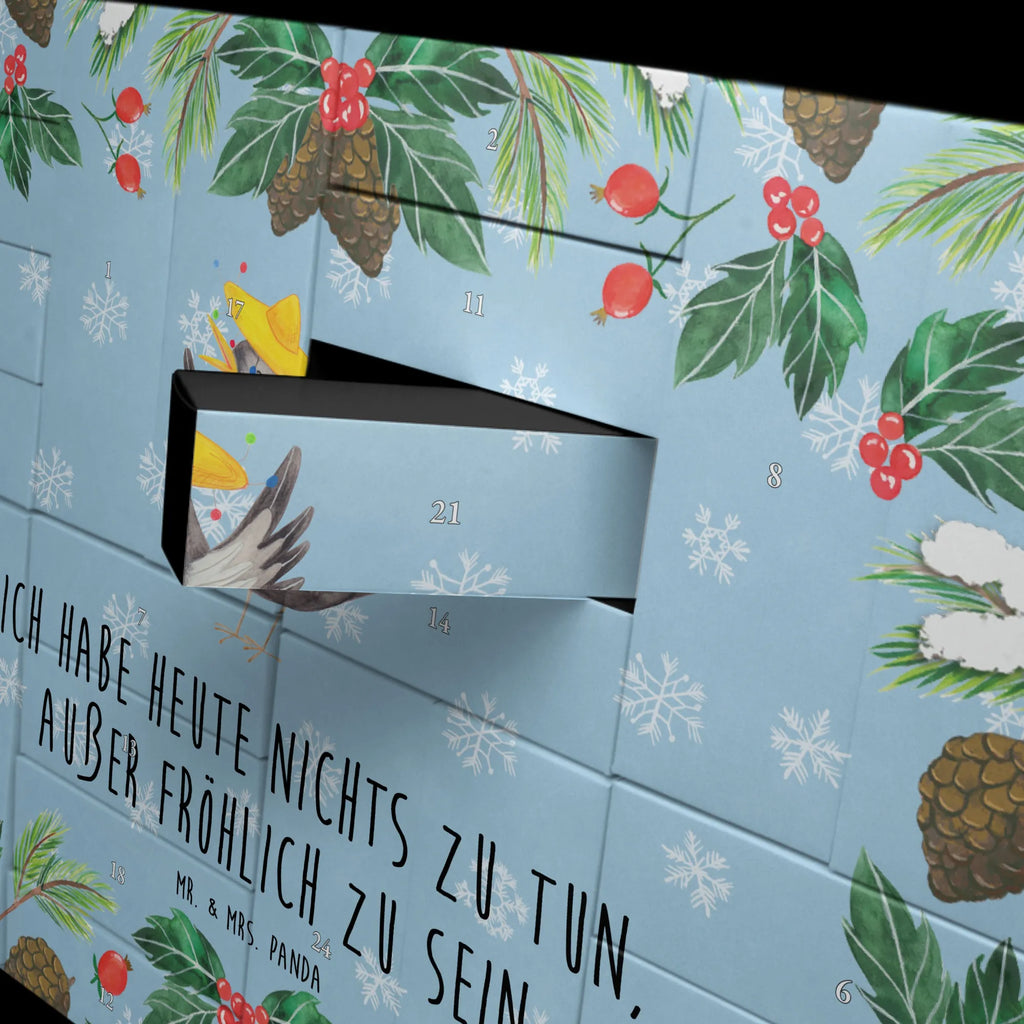 Fillable advent calendar Crow sombrero card, gift ideas, gifts, animal lover, special gifts, cute animal motives, hand drawn, small animals, good mood, cute, funny sayings, Bird, Be happy, Saying positive, Happiness Saying, Raven, Birds, Magpie