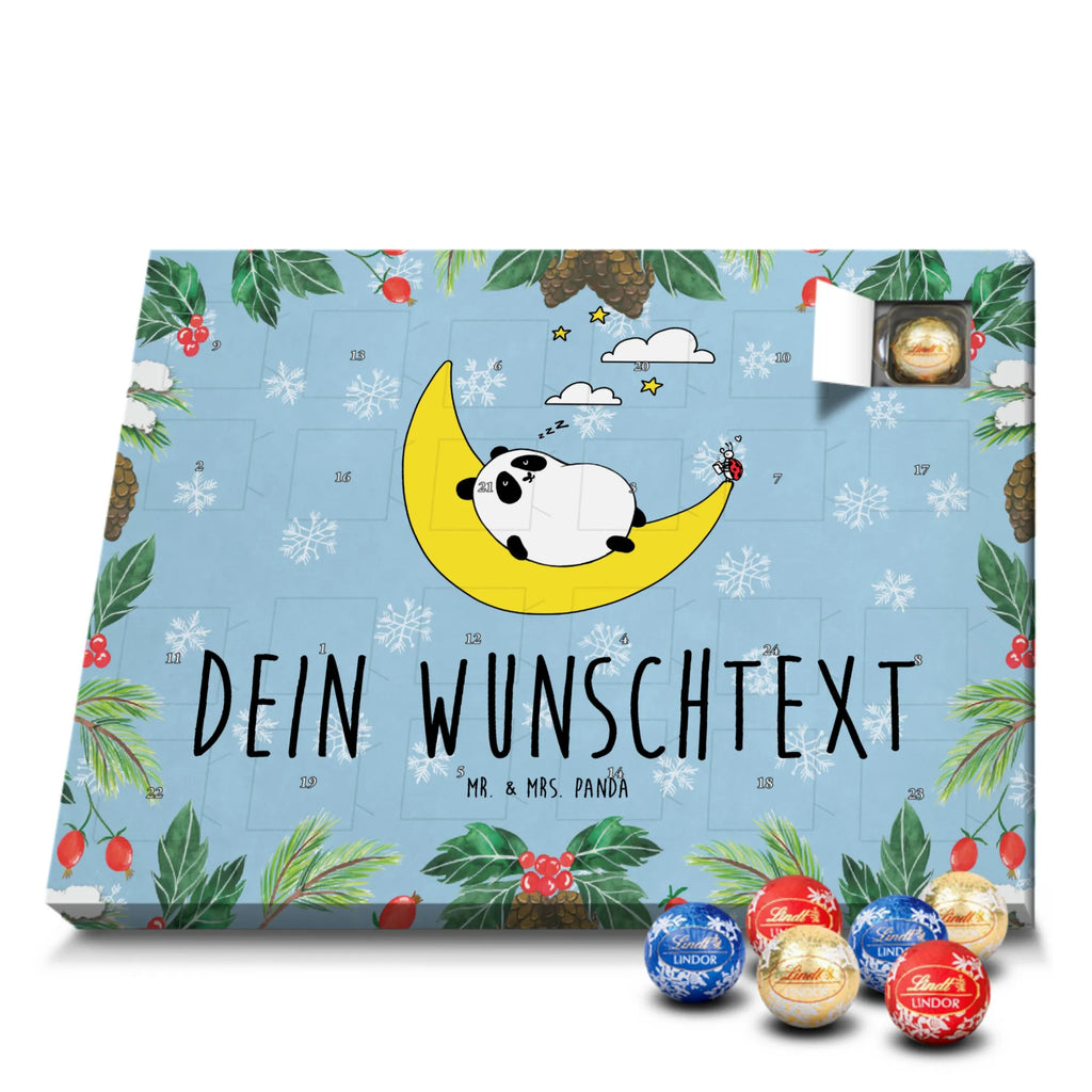  Panda Easy Adventskalender mit Namen, Personalisierter Adventskalender