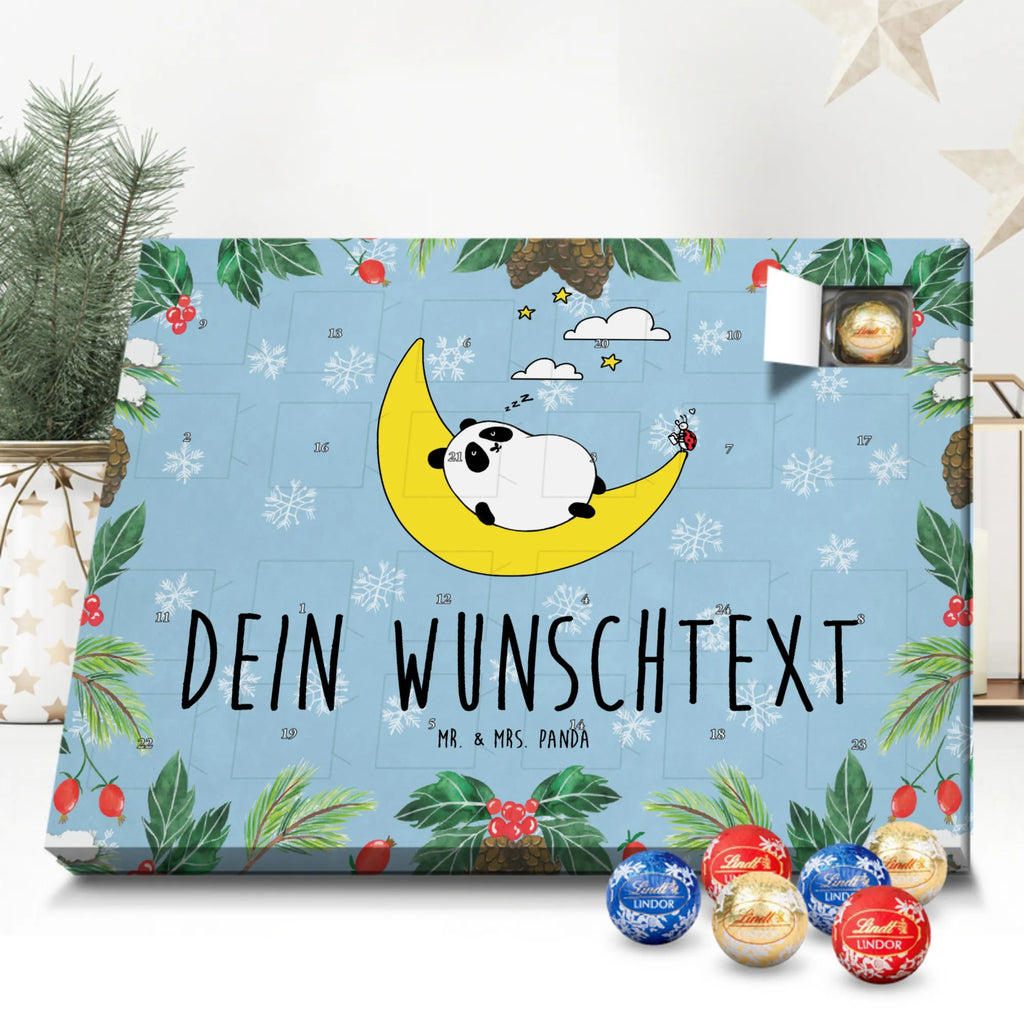  Panda Easy Adventskalender mit Namen, Personalisierter Adventskalender