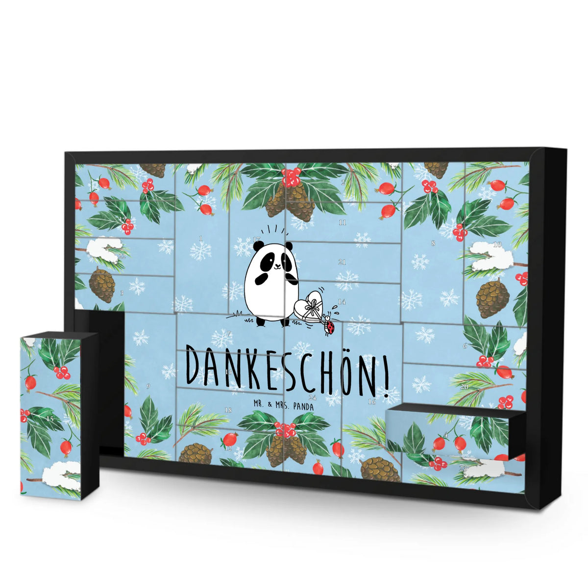  Panda Dziękuję Adventskalender, selbstbefüllbarer adventskalender, Kalender Zum Befüllen, Leerer Adventskalender, Weihnachtskalender, Schachtel Adventskalender, Adventskalender Box, diy weihnachtskalender, Geschenkekalender, Diy Adventskalender, Bastel Adventskalender, Adventskalender Schachtel
