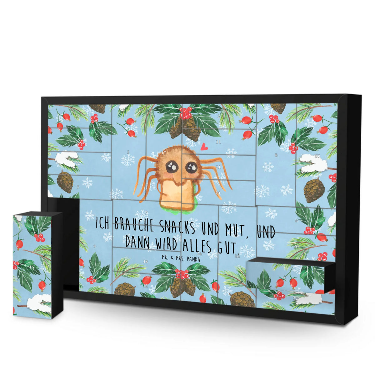 Befüllbarer Adventskalender Spinne Agathe Sandwich
