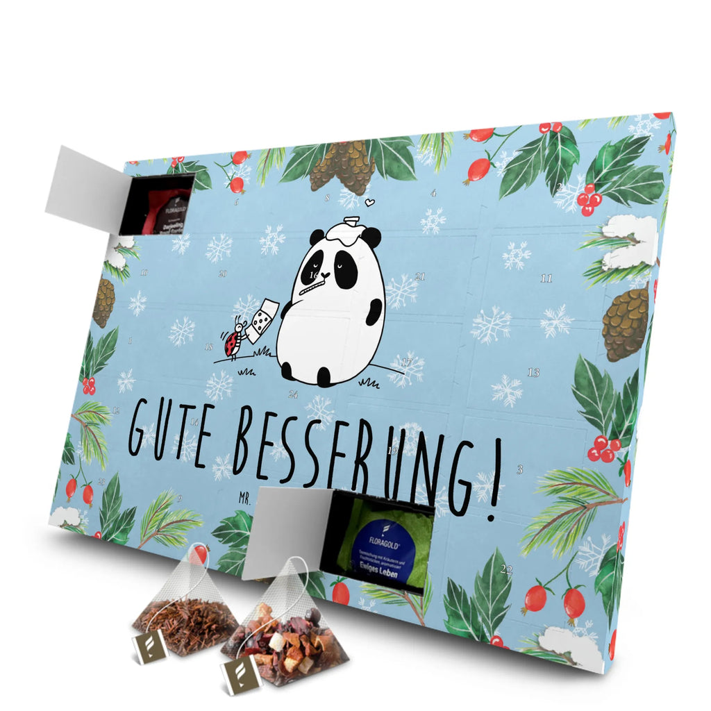  Panda Get well soon Tee Adventskalender, Adventskalender mit Tee, Adventskalender