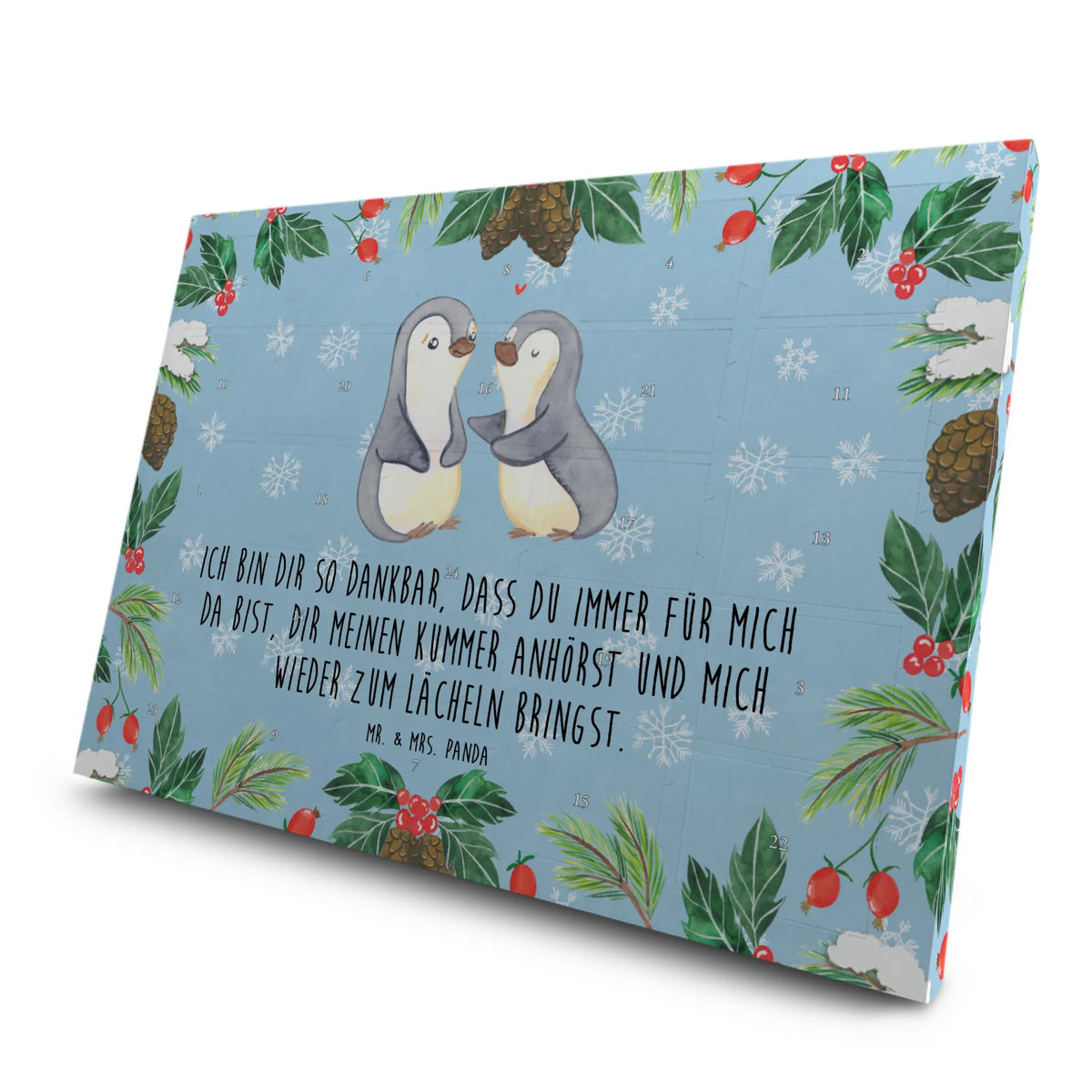 Tee Adventskalender Pinguine trösten