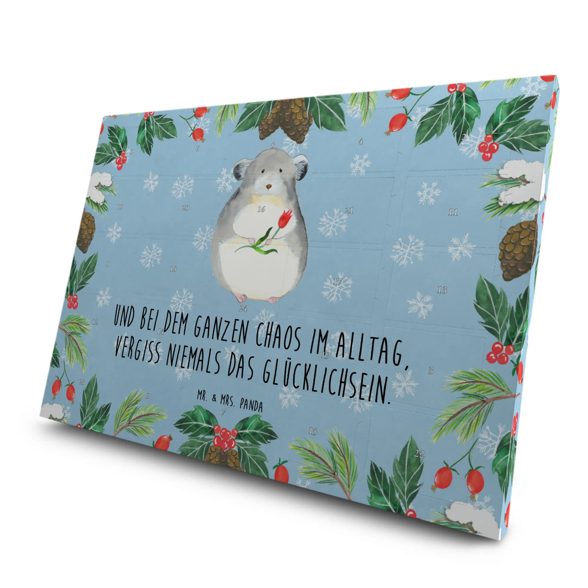 Tee Adventskalender Chinchilla Blume