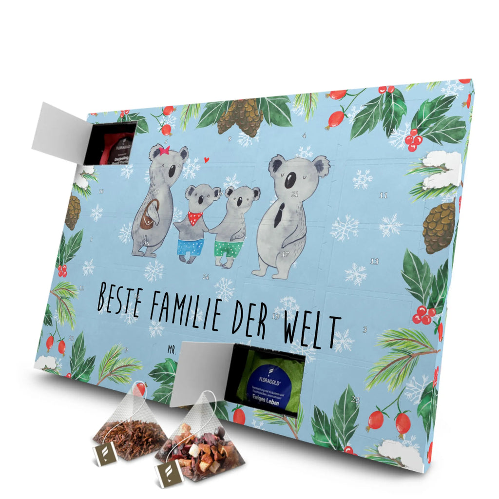 Tee Adventskalender Koala Familie zwei Tee Adventskalender, Adventskalender, Adventskalender mit Tee, Mama, Oma, Opa, Schwester, Papa, Bruder, Muttertag, Vatertag, Familie, Lieblingsfamilie, Familienleben, Koalafamilie, Koala, Familienzeit, Koalabär, Beste Familie