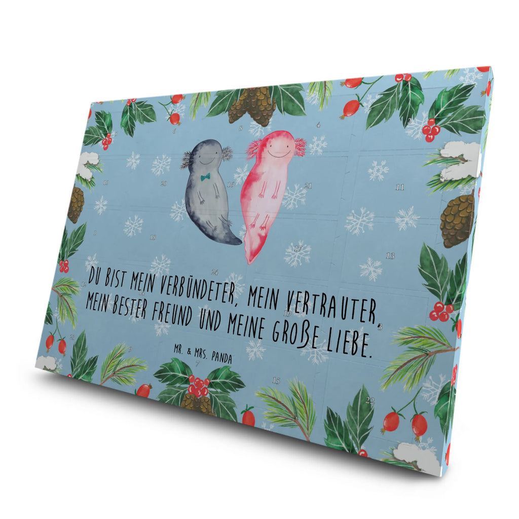 Tee Adventskalender Axolotl Freundin Tee Adventskalender, Adventskalender, Adventskalender mit Tee, Axolotl, Molch, Ehemann, Große Liebe, Verlobter, Axolot, Liebesbeweis, Liebe, Valentinstag, Jahrestag, Lurche, Schwanzlurch, Freund, Lurch