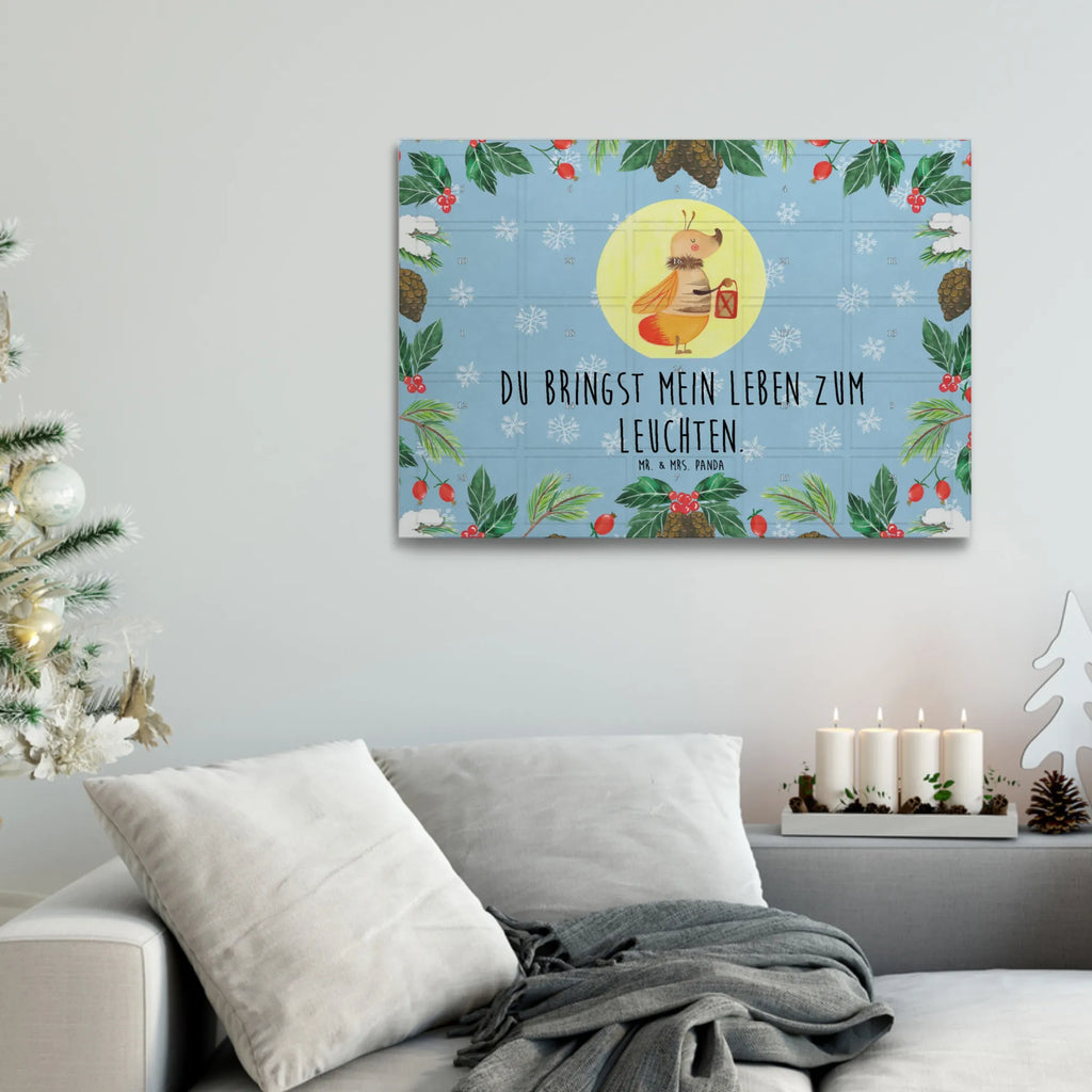 Tee Adventskalender Glühwürmchen Tee Adventskalender, Adventskalender mit Tee, Adventskalender, Tiermotive, Tiere, Gute Laune, Lustige Sprüche, Magisch, Liebesspruch, Jahrestag, Verlobung, Heiratsantrag, Liebe, Glühwurm, Lieblingsmensch, Leuchten, Glühwürmchen, Falter, Liebesbeweis