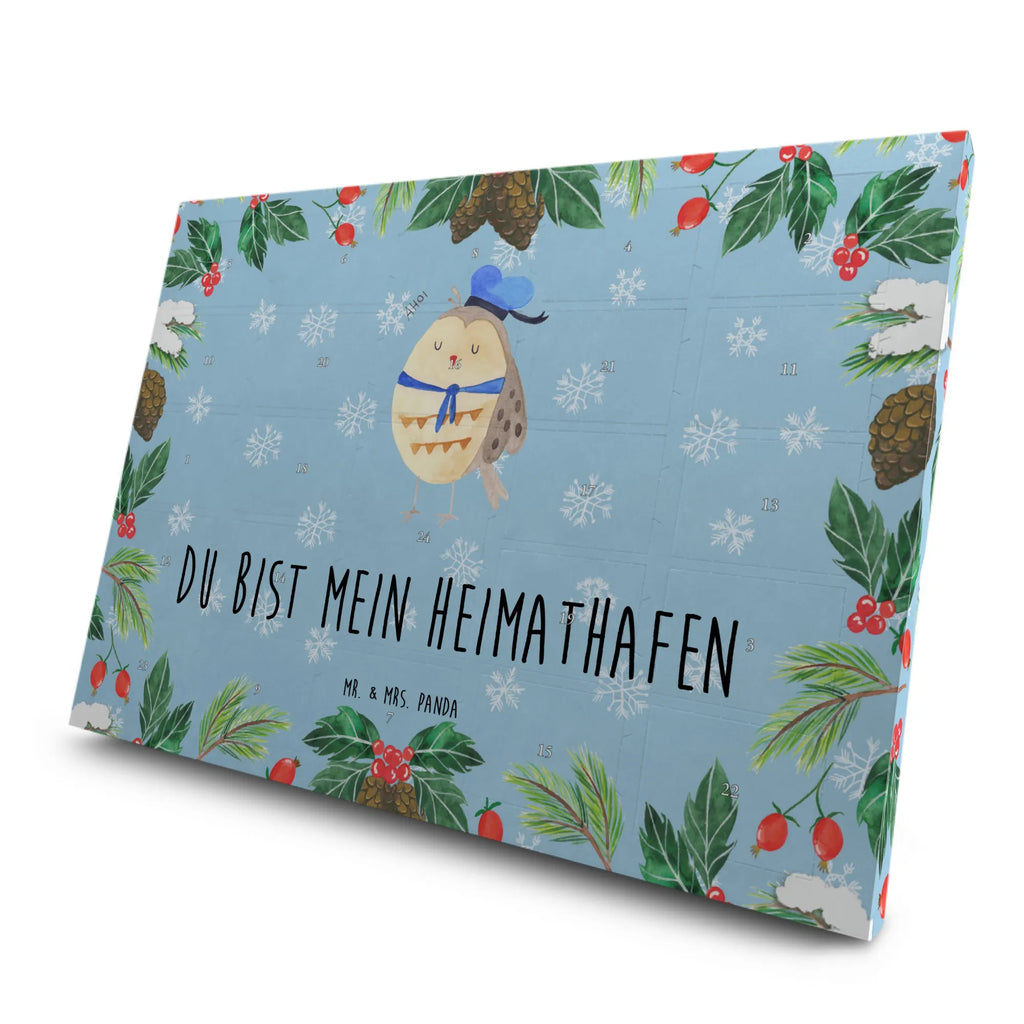 Tee Adventskalender Eule Matrose Adventskalender, Tee Adventskalender, Adventskalender mit Tee, Eule, Owl, Freundin, Eule Deko, Ehe, Hochzeitstag Geschenk, Wortspiel Lustig, Heimathafen, Eule Spruch, Seefahrer, Matrose