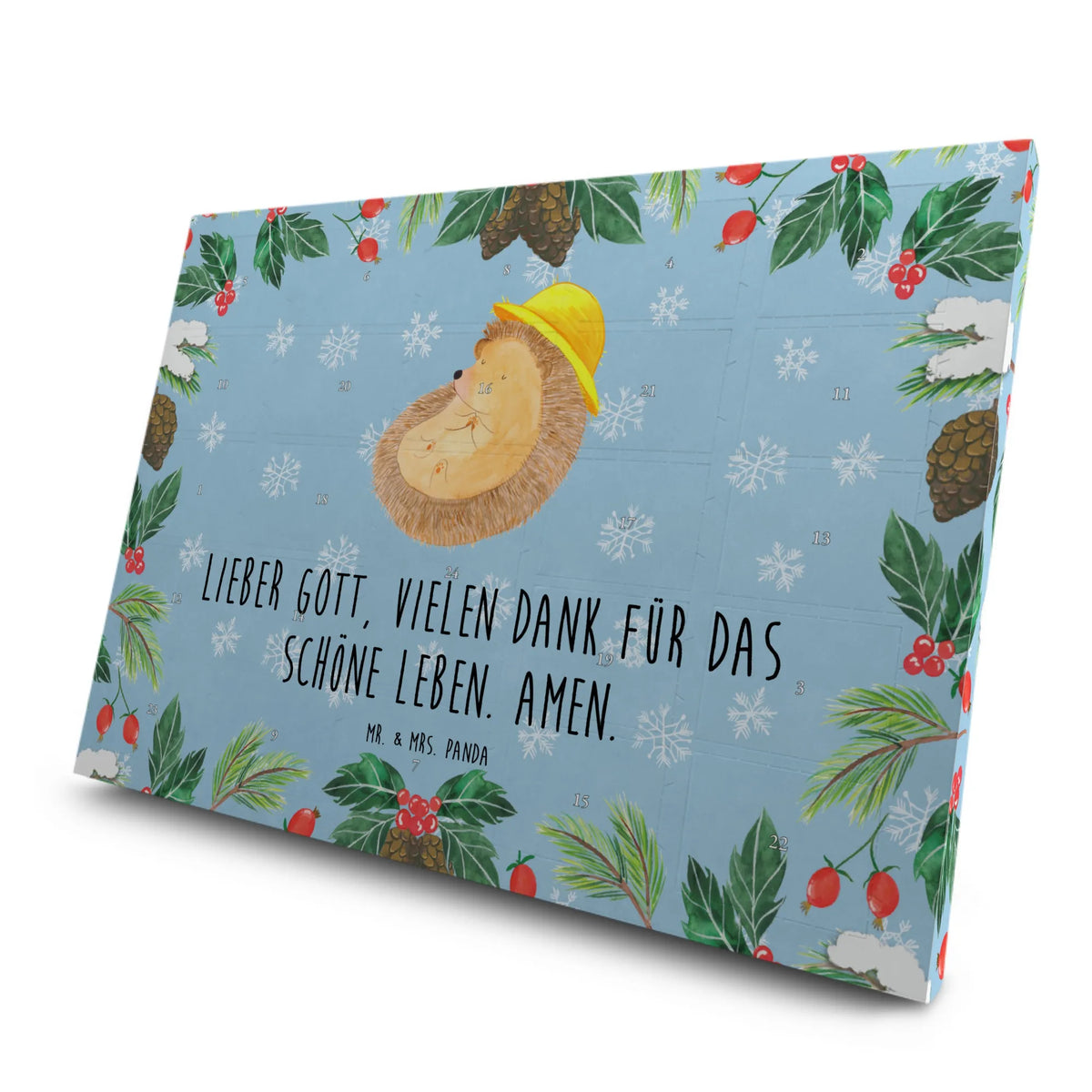 Tee Adventskalender Igel Beten