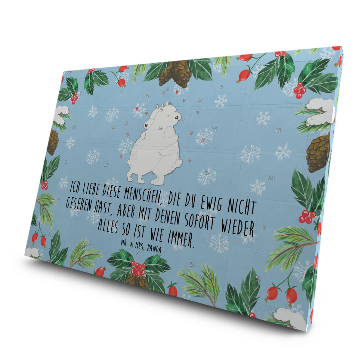 Tee Adventskalender Eisbär Umarmen