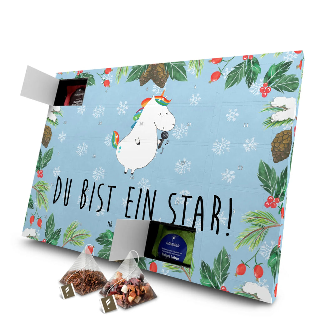 Tee Adventskalender Einhorn Sänger Adventskalender, Tee Adventskalender, Adventskalender mit Tee, Einhorn, Einhorn Deko, Einhörner, Unicorn, Feier, Sängerin, Geburtstag, Konfetti, Party, Glitzer, Freundin, Disco, Fest, Sänger