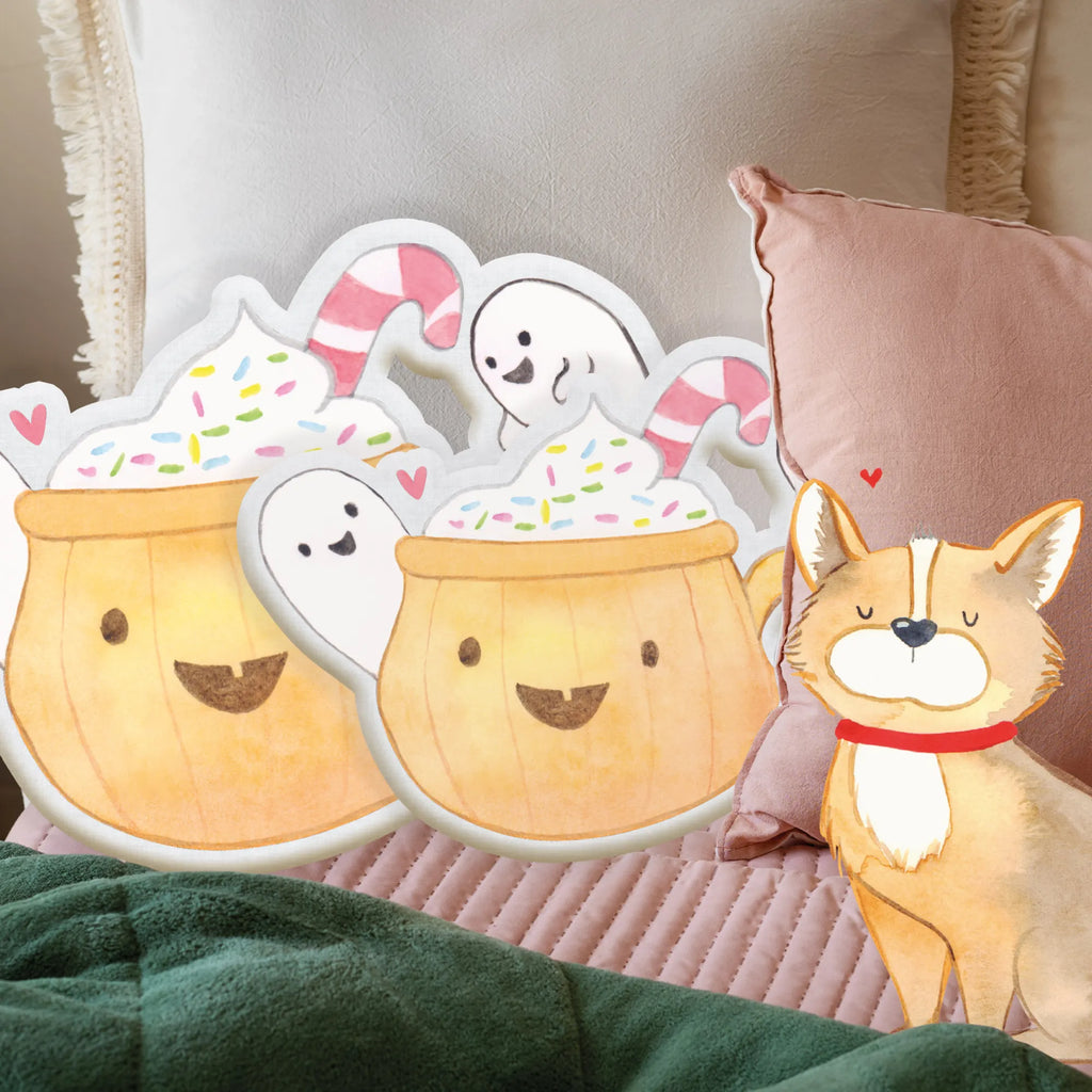 Poduszka dla zwierząt Kawa Duch Halloween, dekoracje, Martinssingen, dekoracja, prezenty, dawanie