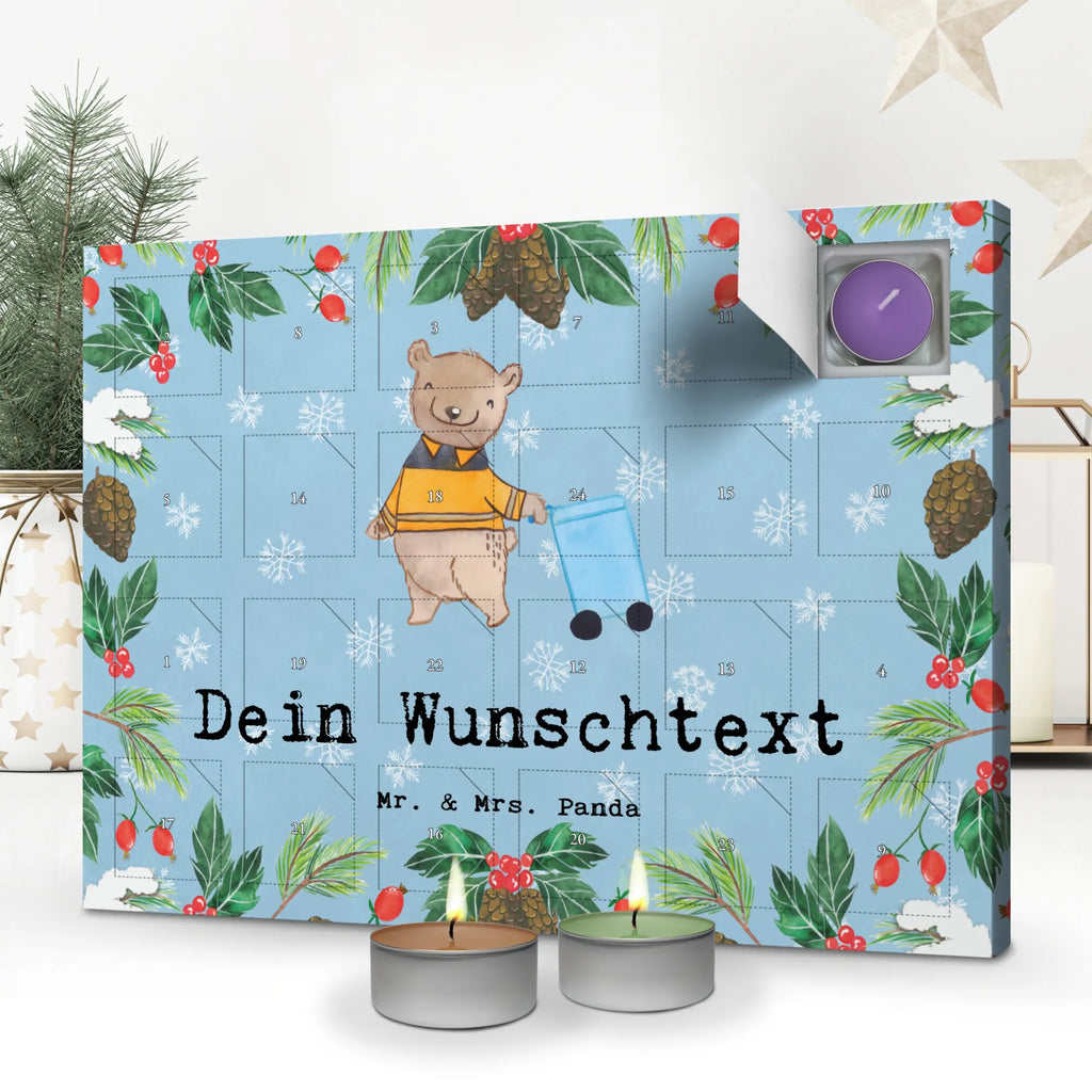 Personalisierter Duftkerzen Adventskalender Müllwerker Leidenschaft Personalisierter Duftkerzen Adventskalender, Geschenk, Schenken, Jubiläum, Danke, Dankeschön, Beruf, Ausbildung, Abschied, Rente, Kollege, Kollegin, Arbeitskollege, Mitarbeiter, Firma, Müllwerker, Müllfahrer, Müllmann, Müllentsorger, Kehrichtmann, Fachkraft Kreislauf- und Abfallwirtschaft