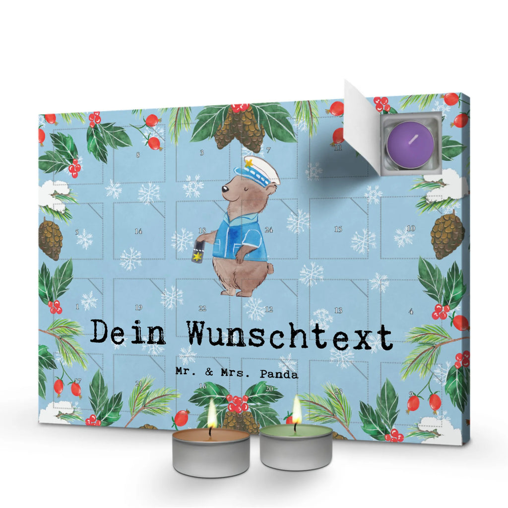 Personalisierter Duftkerzen Adventskalender Polizist Leidenschaft Personalisierter Duftkerzen Adventskalender, Geschenk, Schenken, Jubiläum, Danke, Dankeschön, Beruf, Ausbildung, Abschied, Rente, Kollege, Kollegin, Arbeitskollege, Mitarbeiter, Firma, Cop, Studium, Polizeibeamter, Polizei, Wachmann, Polizist