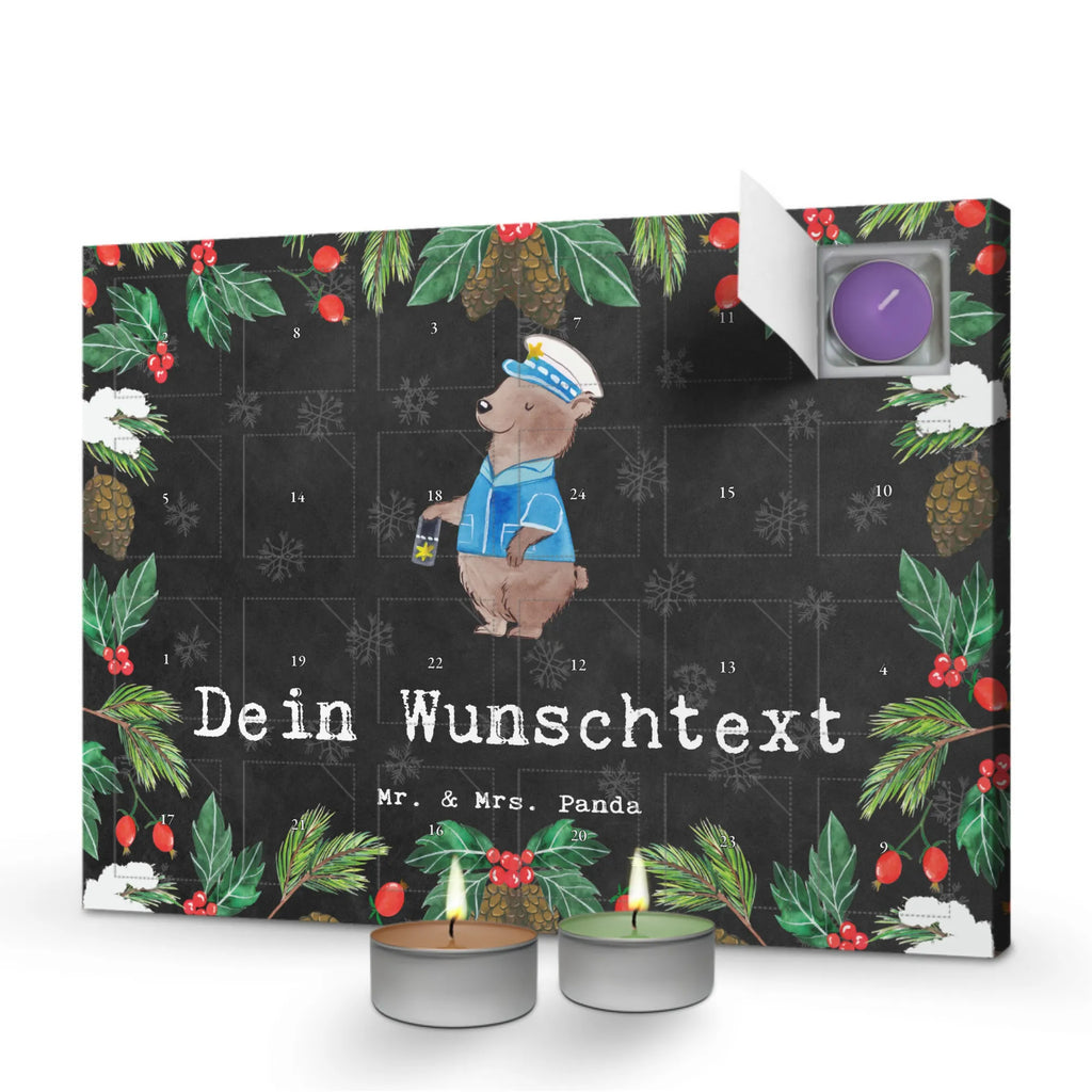 Personalisierter Duftkerzen Adventskalender Polizist Leidenschaft Personalisierter Duftkerzen Adventskalender, Geschenk, Schenken, Jubiläum, Danke, Dankeschön, Beruf, Ausbildung, Abschied, Rente, Kollege, Kollegin, Arbeitskollege, Mitarbeiter, Firma, Cop, Studium, Polizeibeamter, Polizei, Wachmann, Polizist