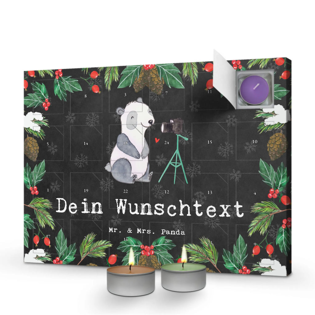  Vlogger Passion Personalisierter Duftkerzen Adventskalender, Geschenk, Schenken, Jubiläum, Danke, Dankeschön, Beruf, Ausbildung, Abschied, Rente, Kollege, Kollegin, Arbeitskollege, Mitarbeiter, Firma