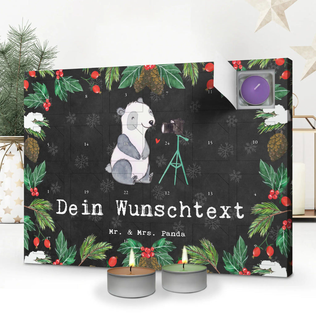  Vlogger Passion Personalisierter Duftkerzen Adventskalender, Geschenk, Schenken, Jubiläum, Danke, Dankeschön, Beruf, Ausbildung, Abschied, Rente, Kollege, Kollegin, Arbeitskollege, Mitarbeiter, Firma