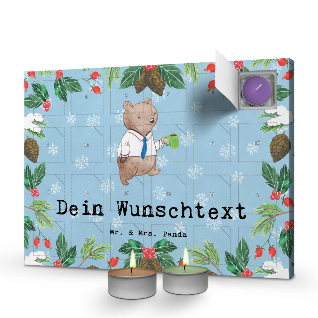 Personalisierter Duftkerzen Adventskalender Moderator Leidenschaft Personalisierter Duftkerzen Adventskalender, Geschenk, Schenken, Jubiläum, Danke, Dankeschön, Beruf, Ausbildung, Abschied, Rente, Kollege, Kollegin, Arbeitskollege, Mitarbeiter, Firma