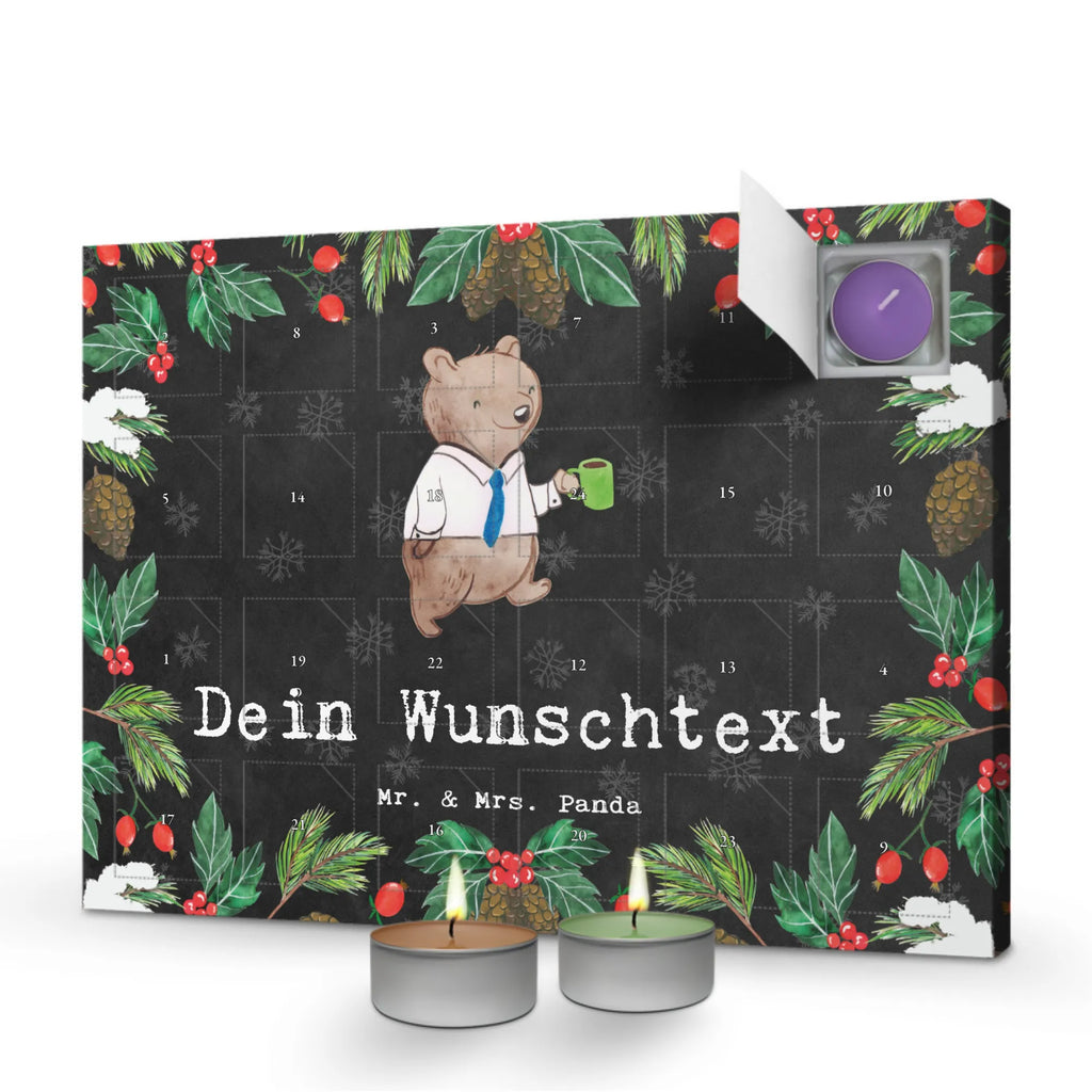 Personalisierter Duftkerzen Adventskalender Moderator Leidenschaft Personalisierter Duftkerzen Adventskalender, Geschenk, Schenken, Jubiläum, Danke, Dankeschön, Beruf, Ausbildung, Abschied, Rente, Kollege, Kollegin, Arbeitskollege, Mitarbeiter, Firma