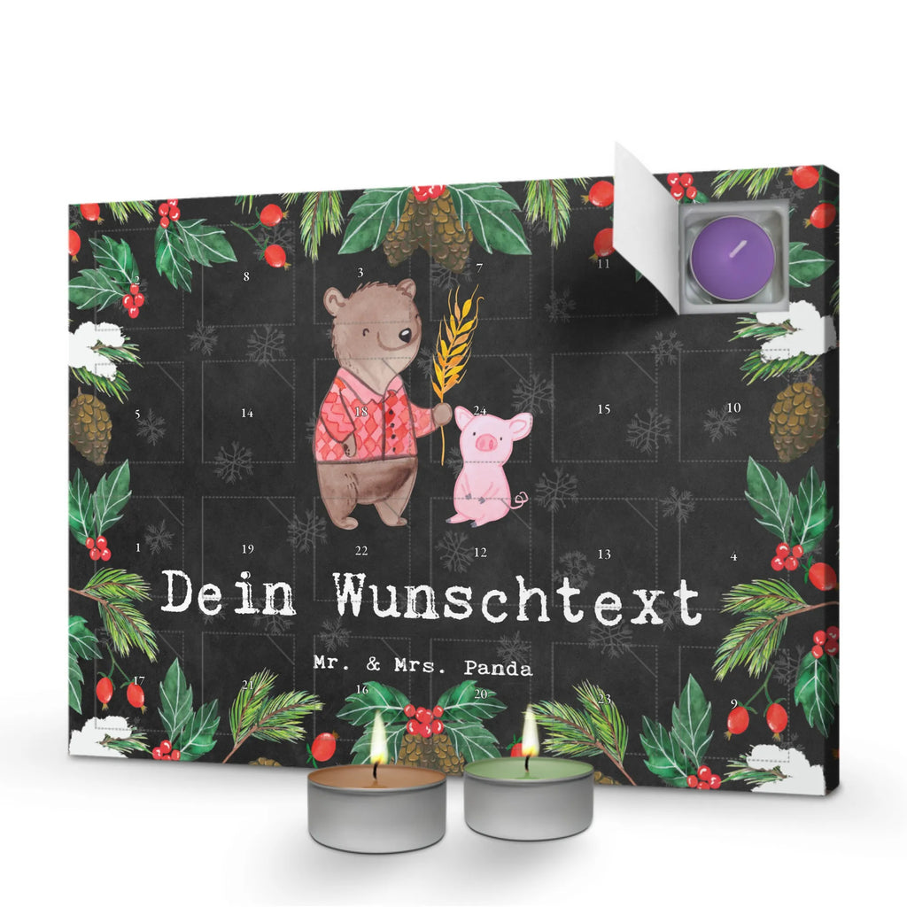 Personalisierter Duftkerzen Adventskalender Bauer Leidenschaft Personalisierter Duftkerzen Adventskalender, Geschenk, Schenken, Jubiläum, Danke, Dankeschön, Beruf, Ausbildung, Abschied, Rente, Kollege, Kollegin, Arbeitskollege, Mitarbeiter, Firma, Landwirt; Bauer, Bauernhof, Farmer, Tierwirt, Agronom