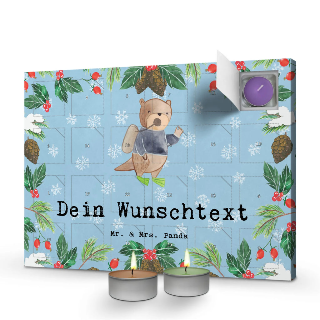  Instruktor nurkowania pasja Personalisierter Duftkerzen Adventskalender, Geschenk, Schenken, Jubiläum, Danke, Dankeschön, Beruf, Ausbildung, Abschied, Rente, Kollege, Kollegin, Arbeitskollege, Mitarbeiter, Firma