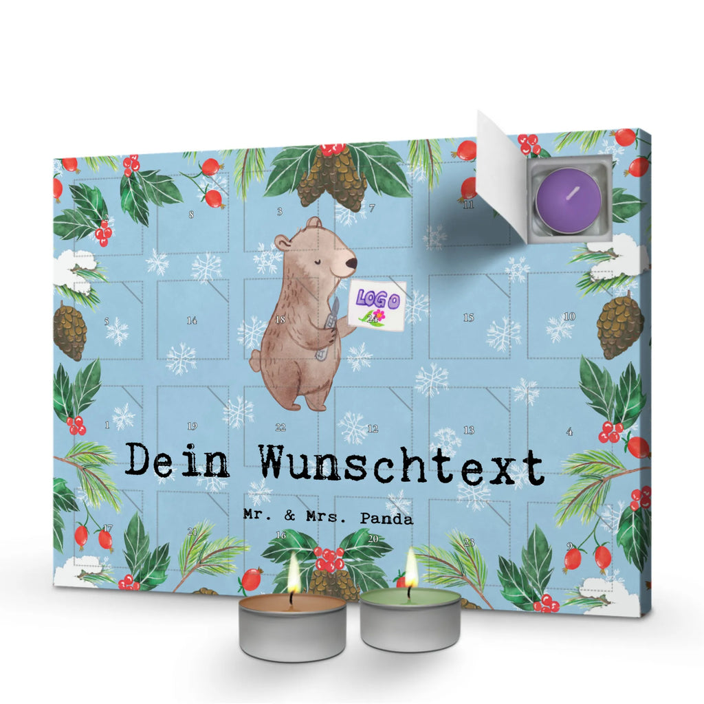Personalisierter Duftkerzen Adventskalender Werbetechniker Leidenschaft Personalisierter Duftkerzen Adventskalender, Geschenk, Schenken, Jubiläum, Danke, Dankeschön, Beruf, Ausbildung, Abschied, Rente, Kollege, Kollegin, Arbeitskollege, Mitarbeiter, Firma