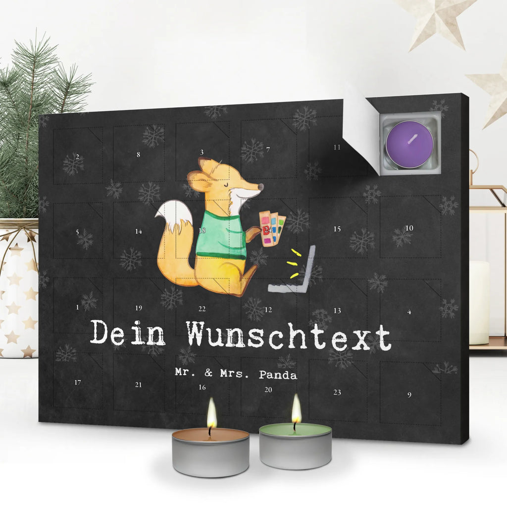  Projektant mediów Pasja Personalisierter Duftkerzen Adventskalender, Geschenk, Schenken, Jubiläum, Danke, Dankeschön, Beruf, Ausbildung, Abschied, Rente, Kollege, Kollegin, Arbeitskollege, Mitarbeiter, Firma, Grafiker, Mediengestalter, Designer, Grafikdesigner
