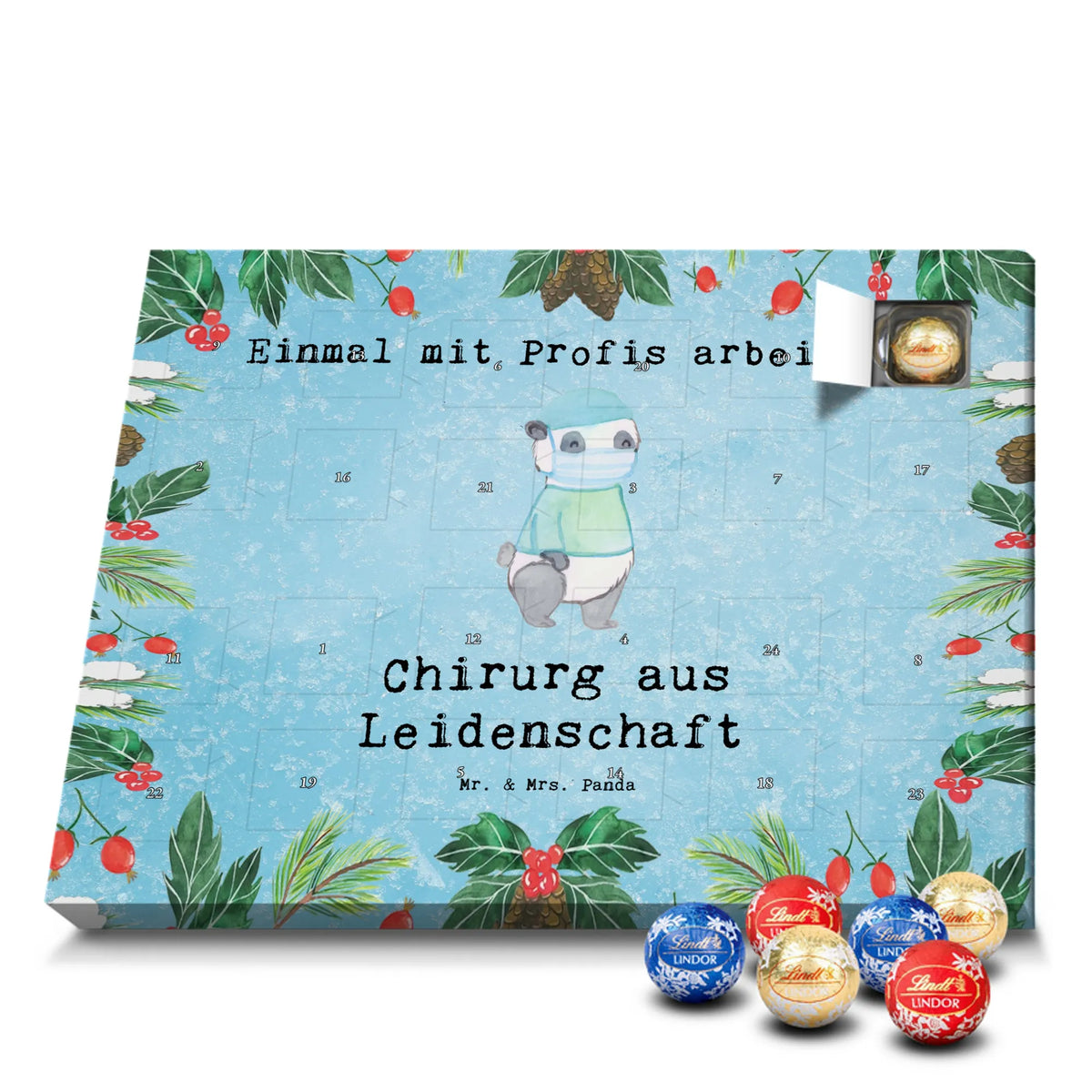 Chocolate advent calendar surgeon Passion gift, sayings, gift idea, best, farewell gift, passing exam, anniversary, retirement, promotion, job start, profession