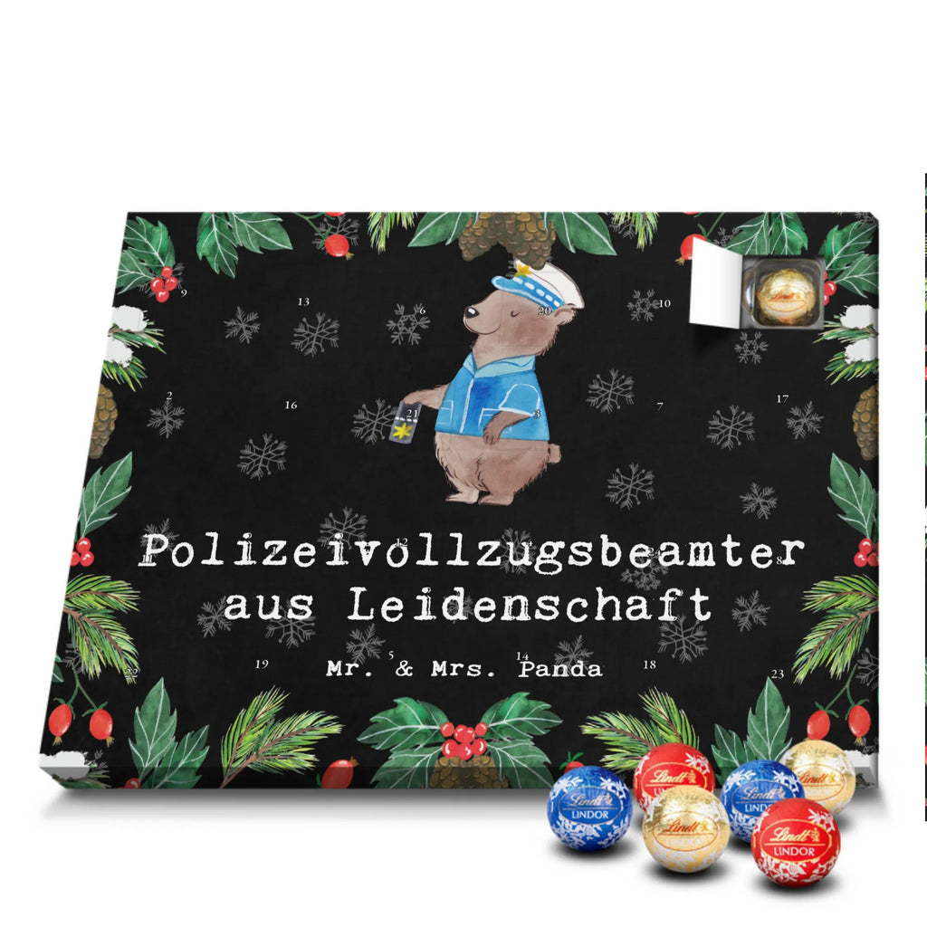 Chocolate advent calendar Police Officer Passion sayings, best, farewell gift, gift idea, passing exam, anniversary, retirement, promotion, job start, profession, gift