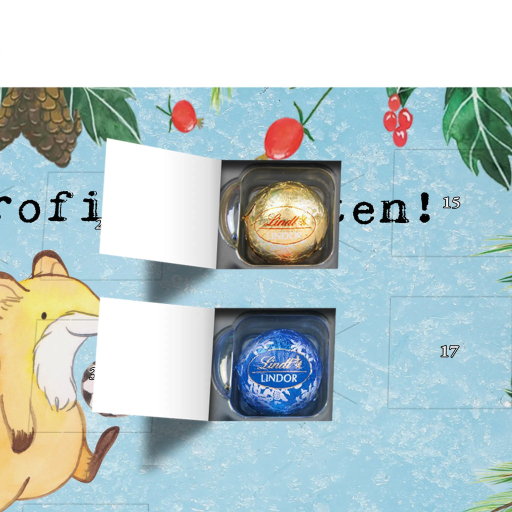 Chocolate advent calendar soccer player Passion gift, sayings, gift idea, best, farewell gift, passing exam, anniversary, retirement, promotion, job start, profession