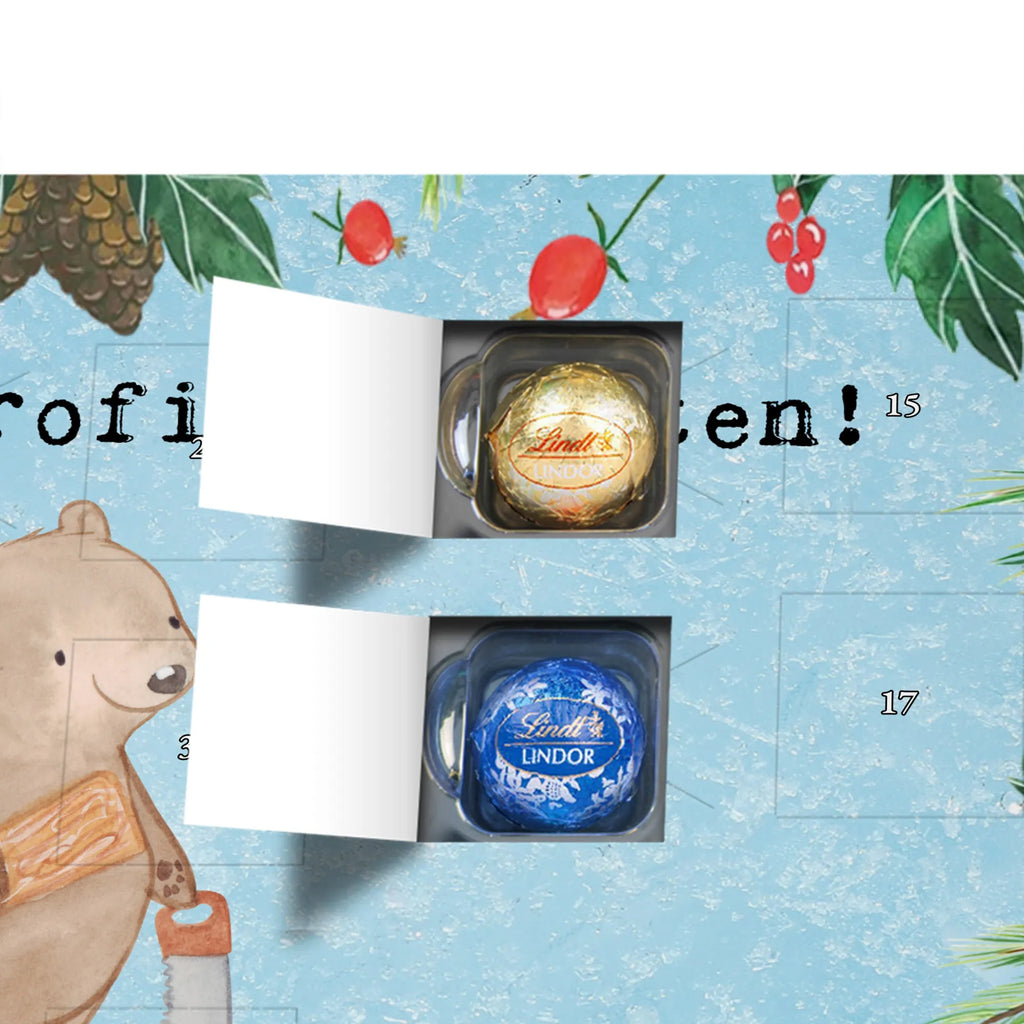 Chocolate advent calendar Carpenter Passion gift, sayings, gift idea, best, farewell gift, passing exam, anniversary, retirement, promotion, job start, profession