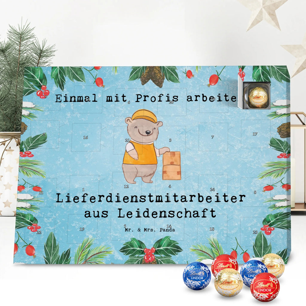 Chocolate advent calendar Delivery service employee Passion gift, gift idea, sayings, best, farewell gift, passing exam, anniversary, retirement, promotion, job start, profession