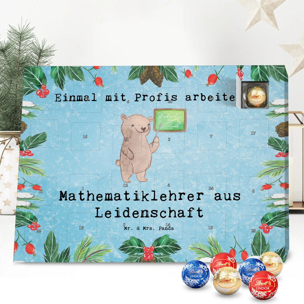 Chocolate advent calendar Mathematics Teacher Passion sayings, best, farewell gift, gift idea, passing exam, anniversary, retirement, promotion, job start, profession, gift