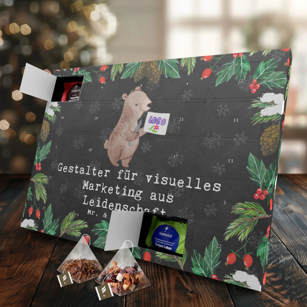  Visual Marketing Designer Passion Adventskalender, Adventskalender mit Tee, Tee Adventskalender, Geschenk, Schenken, Jubiläum, Danke, Dankeschön, Beruf, Ausbildung, Abschied, Rente, Kollege, Kollegin, Arbeitskollege, Mitarbeiter, Firma