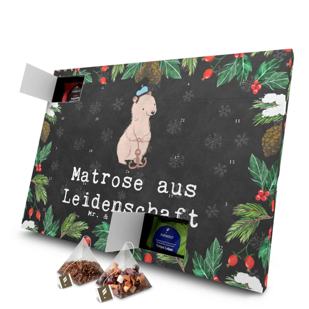  Sailor Passion Adventskalender mit Tee, Adventskalender, Tee Adventskalender, Geschenk, Schenken, Jubiläum, Danke, Dankeschön, Beruf, Ausbildung, Abschied, Rente, Kollege, Kollegin, Arbeitskollege, Mitarbeiter, Firma, Schiff, Schiffsmechaniker, Seemann, Matrose, Seeleute