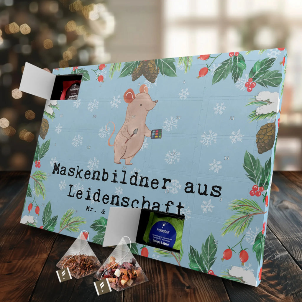  makijażysta Pasja Adventskalender, Adventskalender mit Tee, Tee Adventskalender, Geschenk, Schenken, Jubiläum, Danke, Dankeschön, Beruf, Ausbildung, Abschied, Rente, Kollege, Kollegin, Arbeitskollege, Mitarbeiter, Firma, Maskenbildner, Beauty Salon, Make Up Artist, Kosmetiker, Eröffnung, Kosmetikstudio, Visagist