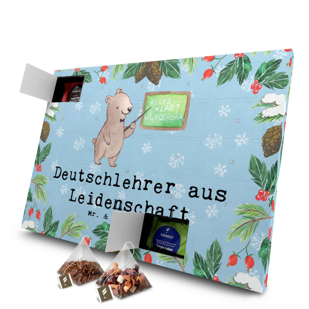 Tee Adventskalender Deutschlehrer Leidenschaft Adventskalender, Adventskalender mit Tee, Tee Adventskalender, Geschenk, Schenken, Jubiläum, Danke, Dankeschön, Beruf, Ausbildung, Abschied, Rente, Kollege, Kollegin, Arbeitskollege, Mitarbeiter, Firma, Deutschunterricht, Schule, Deutschlehrer, Grundschule